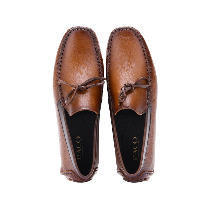 Paco PSV 011 Men's Moccasin #color_brown