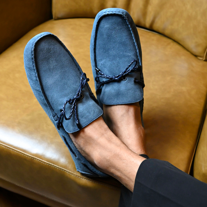 Paco PSV 012 Men's Moccasin #color_blue