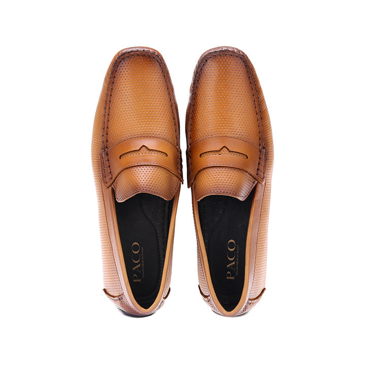 Paco PSV 015 Men's Moccasin #color_tan