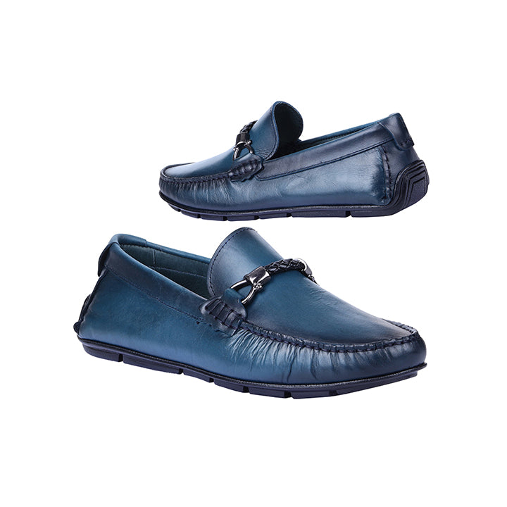 Paco PSV 019 Men's Moccasin #color_blue