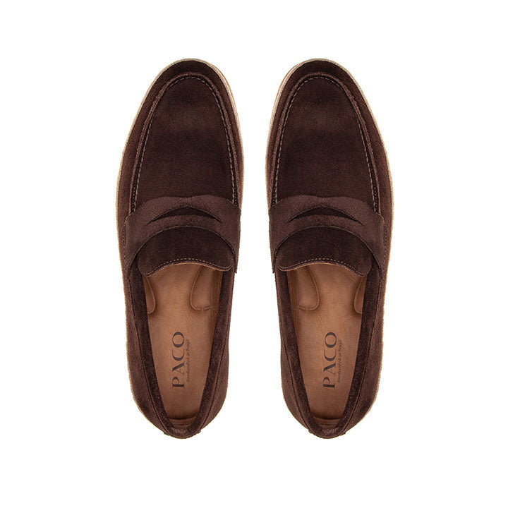 Paco PVL 021 Men's Moccasin #color_brown
