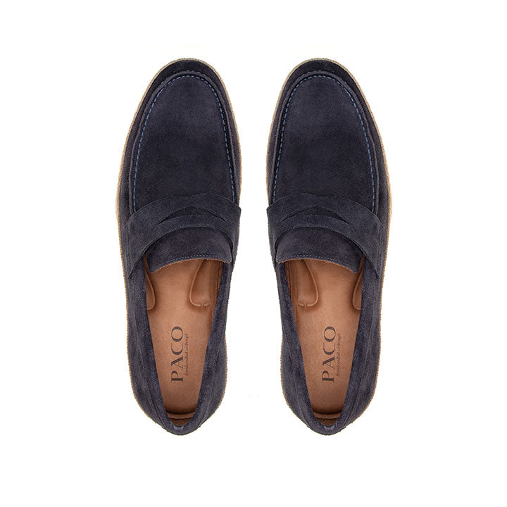 Paco PVL 021 Men's Moccasin #color_navy