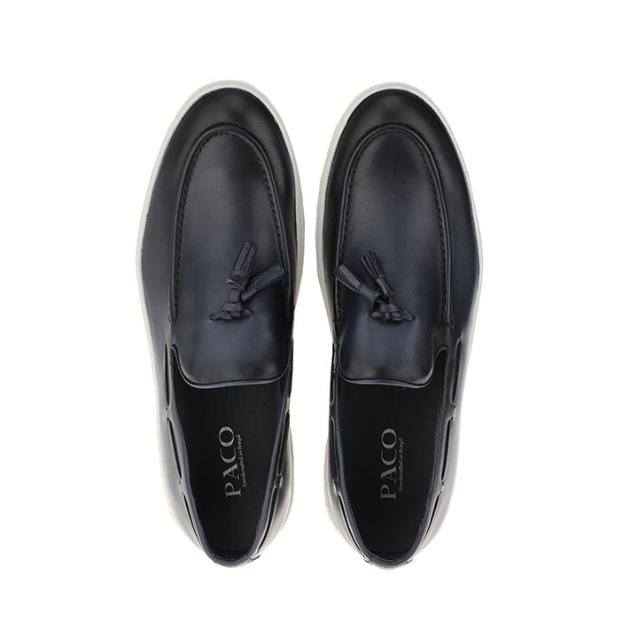 Paco PVL 011 Men's Moccasin #color_navy