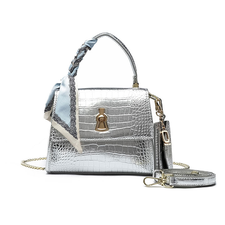 Fyor BD 138 Classy Shoulder Bags #color_silver