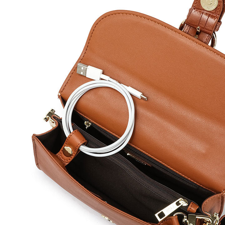 Fyor BD 135 Cross Body Bags #color_brown
