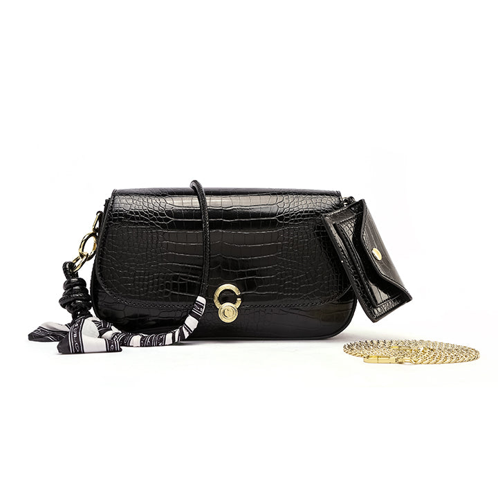 Fyor ZY 2301 Mini Crossbody Handbag #color_black