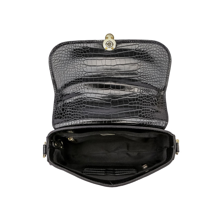 Fyor ZY 2301 Mini Crossbody Handbag #color_black