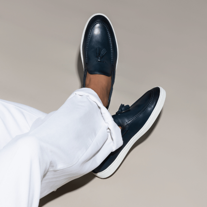 Paco PVL 011 Men's Moccasin #color_navy